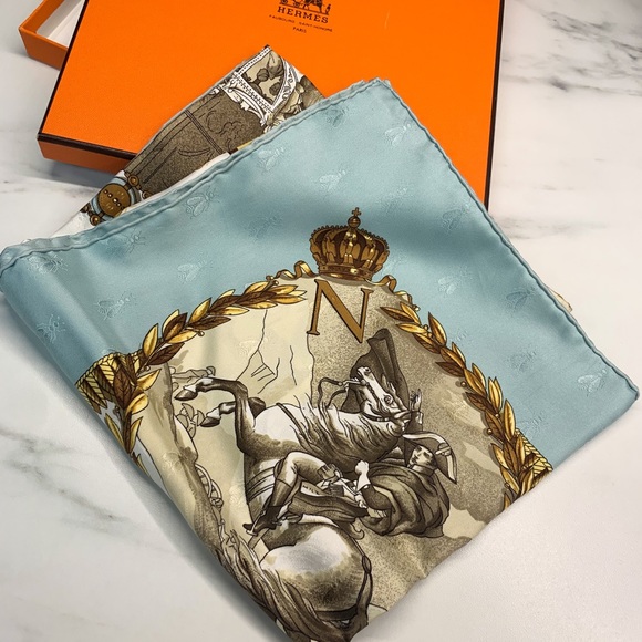 Hermes Accessories - 🧡 Hermès Vintage Silk Scarf Napoleon 🧡